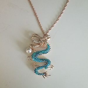 Betsey Johnson Dragon Necklace